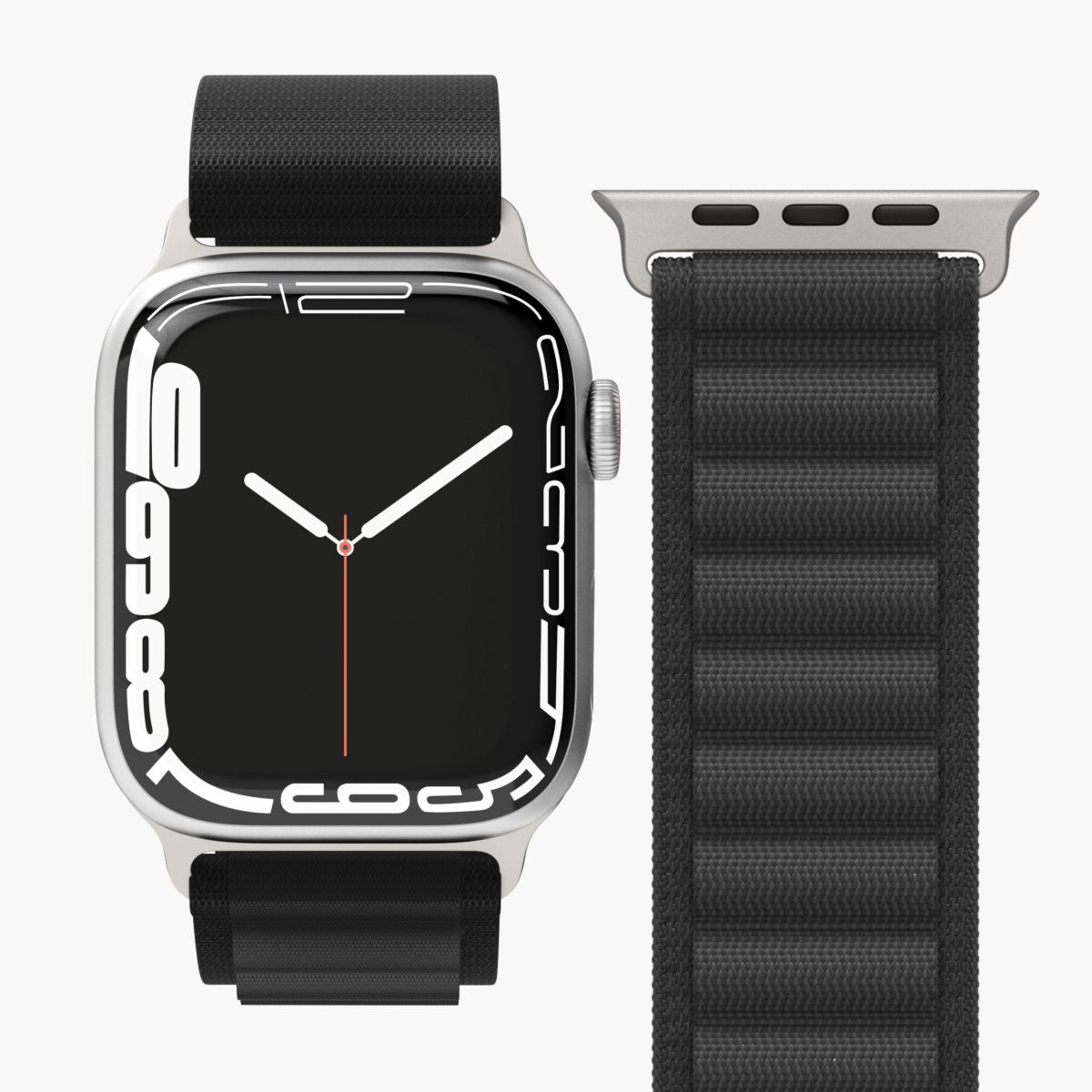 Vonmählen Action Loop Case 1 – Armband – für Apple Watch 40–42 mm, Schwarz, Nylon