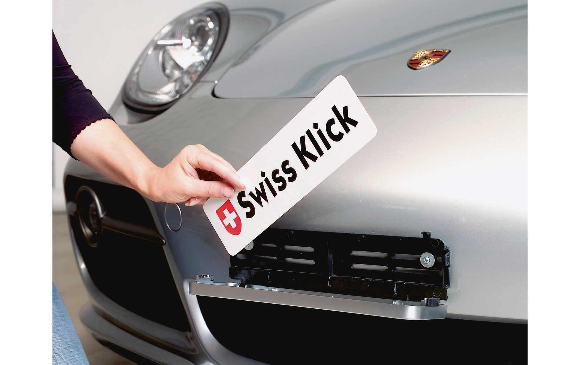 Swiss Klick Kennzeichnungstasche – für DL – Wechselsystem – Weiss – Kunststoff