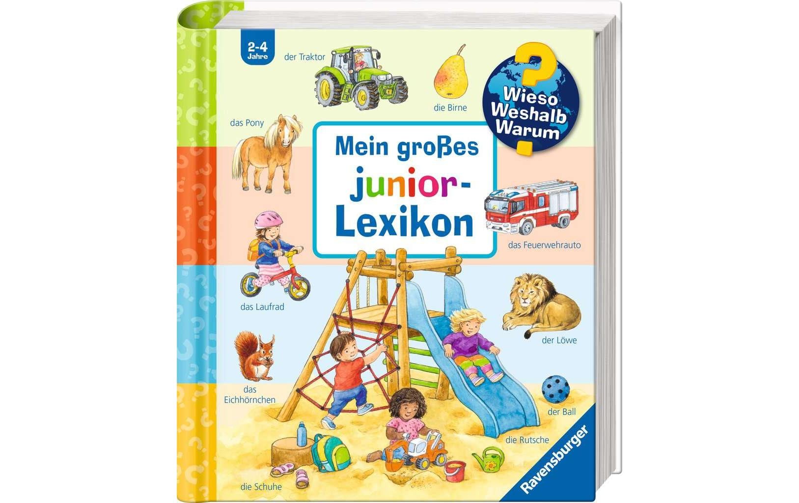 Ravensburger Buch – WWW Mein grosses Junior-Lexikon, Spiralbindung, 32 Seiten, Deutsch, ab 2 Jahren