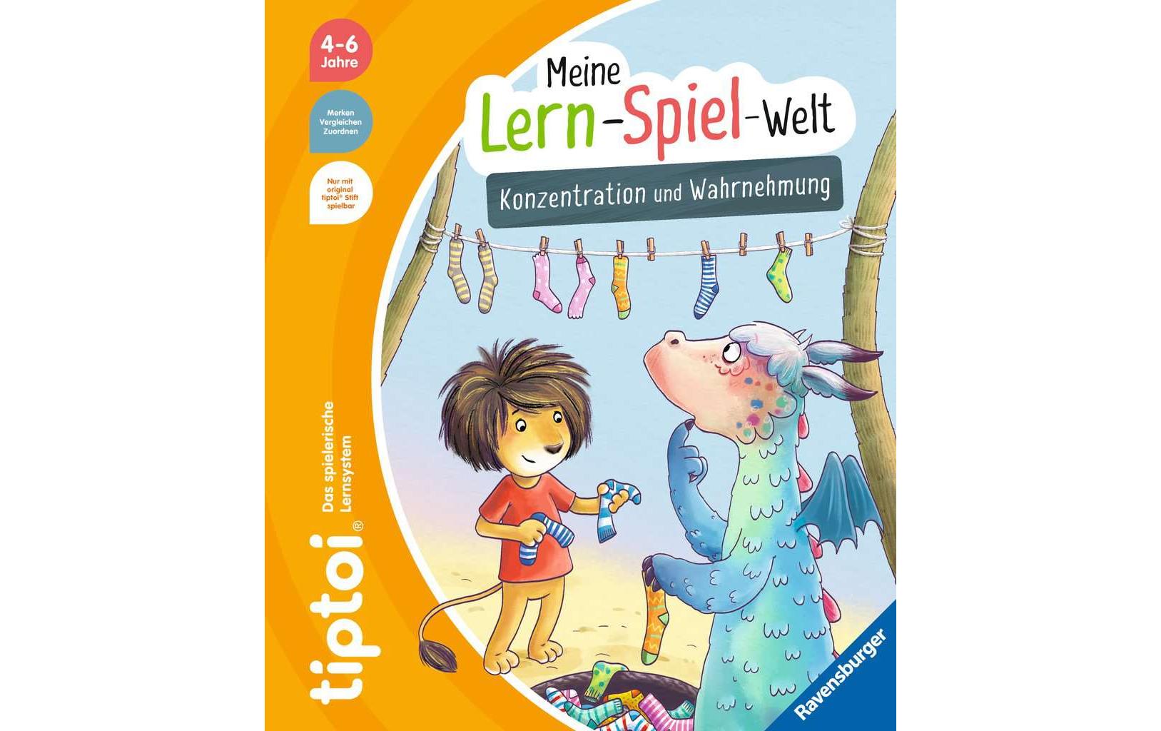 Ravensburger Lernbuch – tiptoi: Meine Lern-Spiel-Welt, 16 Seiten, Deutsch, ab 4 Jahren