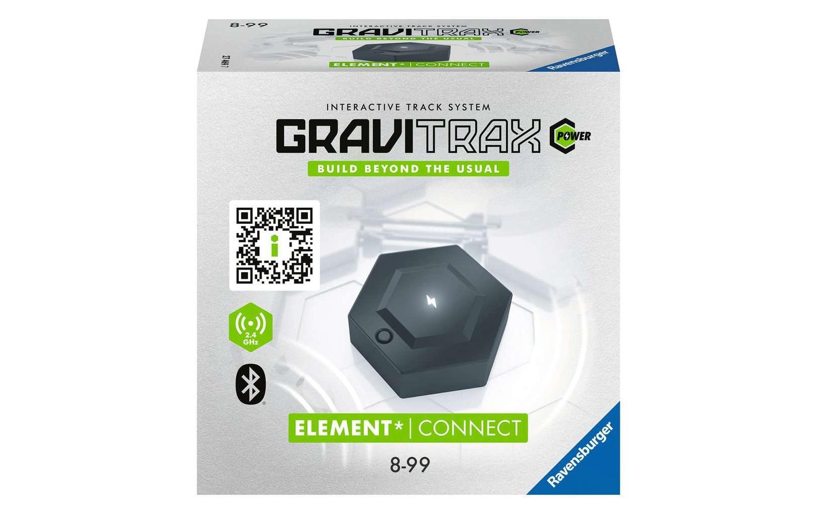 Ravensburger GraviTrax Power Element Connect – 3-teilig – ab 8 Jahren – Lichteffekte, 3×AA, nicht enthalten