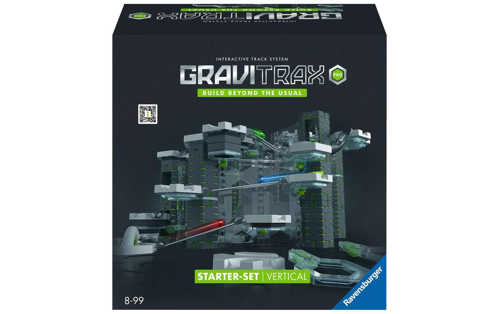 Ravensburger GraviTrax PRO Starter-Set Vertikale Murmelbahn – 152-teilig – ab 8 Jahren – Kunststoff, mehrfarbig
