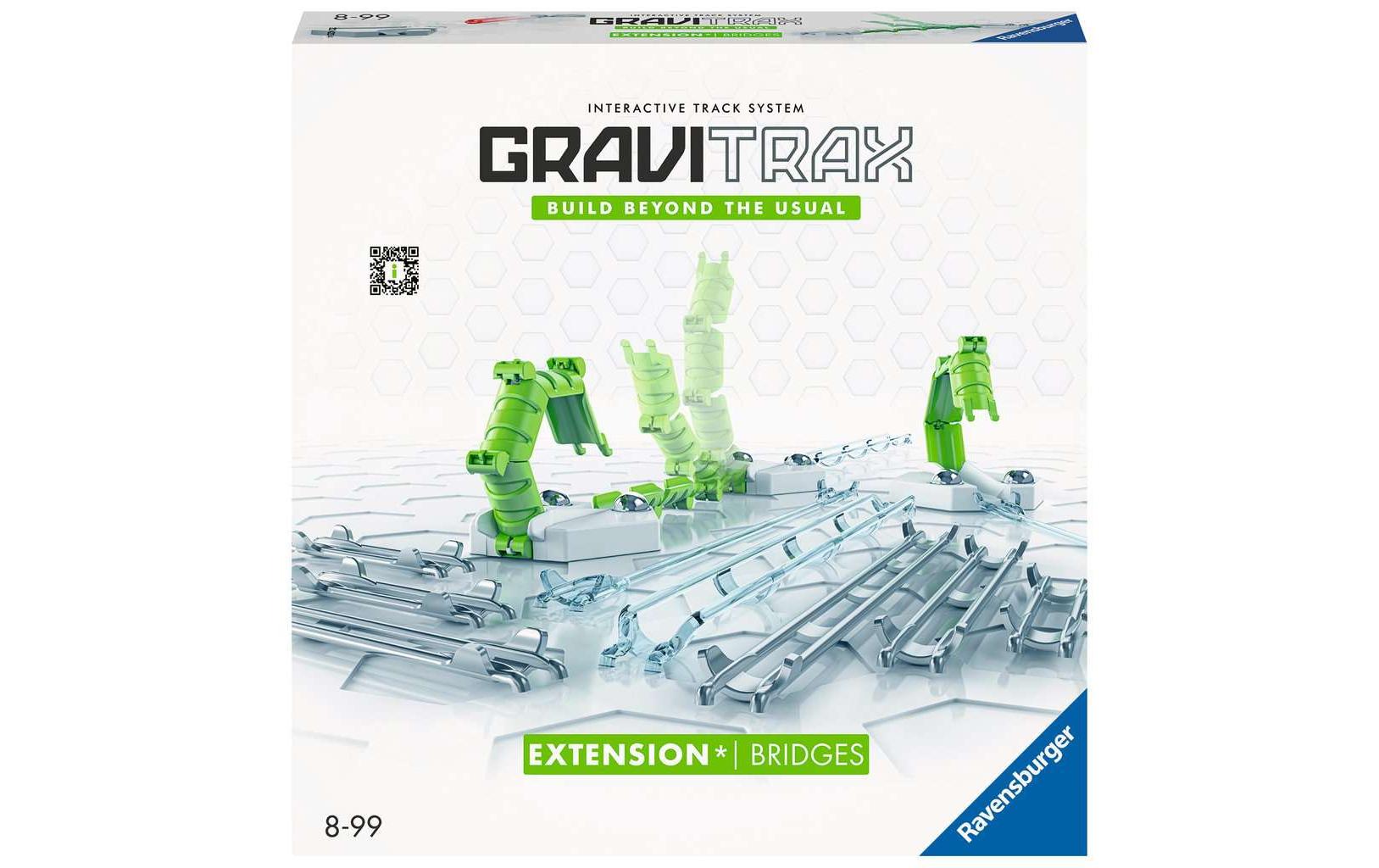 Ravensburger Erweiterung Bridges – für GraviTrax – 14-teilig – ab 8 J. – Kunststoff, mehrfarbig