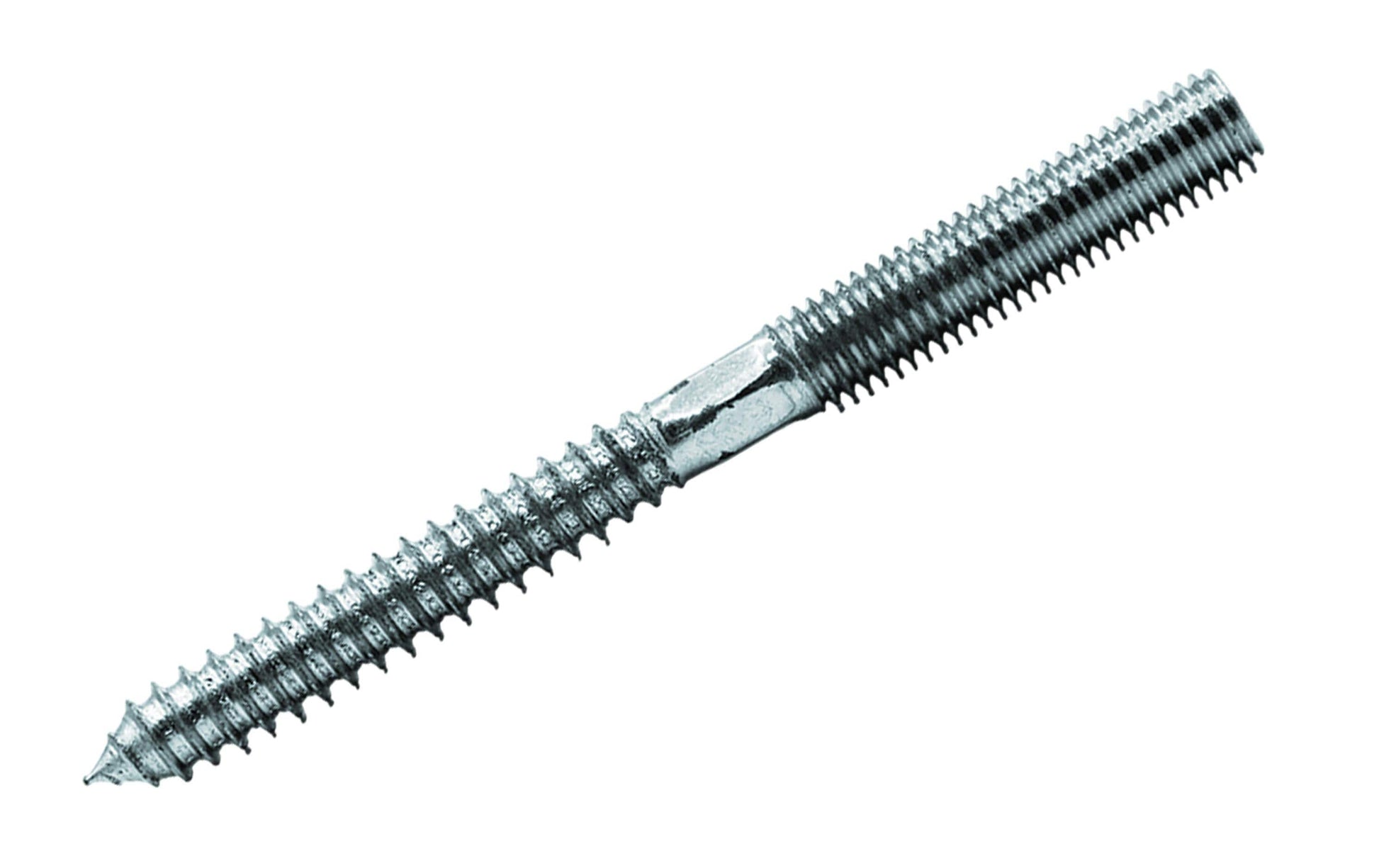 Ftm Krafter Stockschrauben M10 – Stift, Teilgewinde, 100 mm, Stahl, blau verzinkt, 2 Stk.