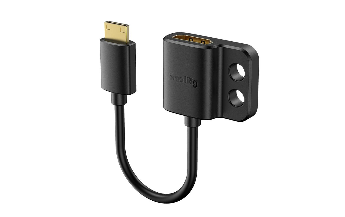 SmallRig Mini HDMI auf HDMI Kabel – 4K – 0,1411 m – für Kameras mit Mini HDMI Anschluss