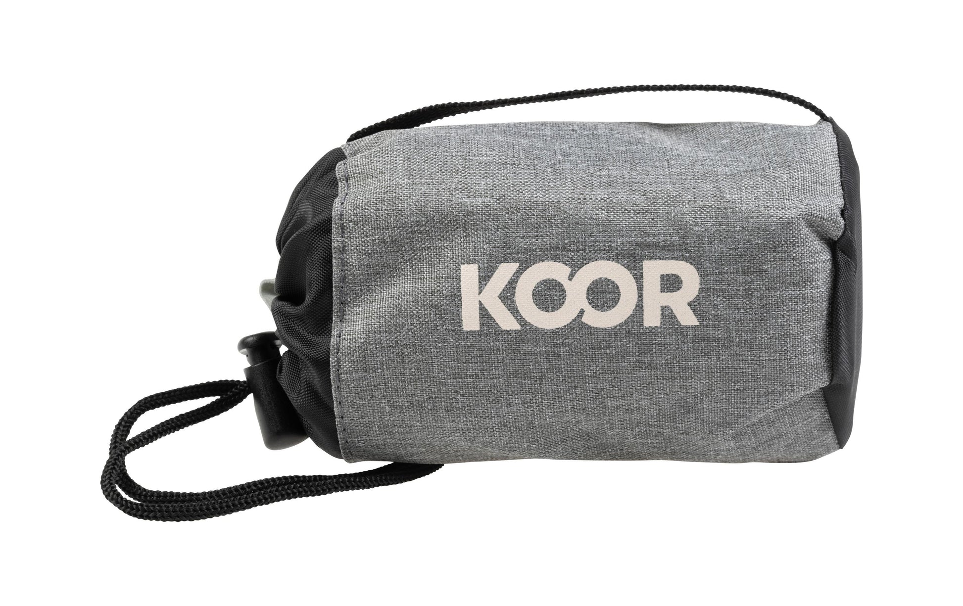 KOOR Reisekissen – 280×90×450 mm – aufblasbar, faltbar – blau – Polyester