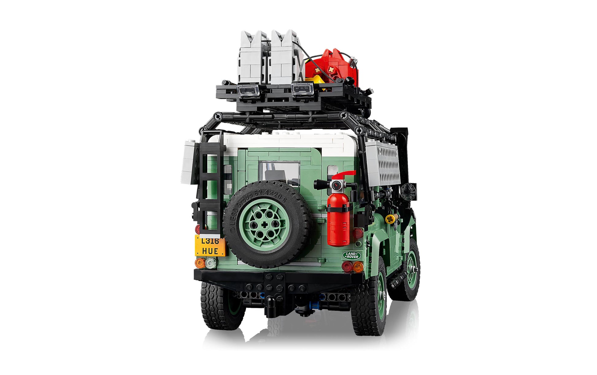 LEGO Icons Klassischer Land Rover Defender 90 3D-Puzzle – 2'336 Teile – 16×16×32 cm – ab 18 Jahren