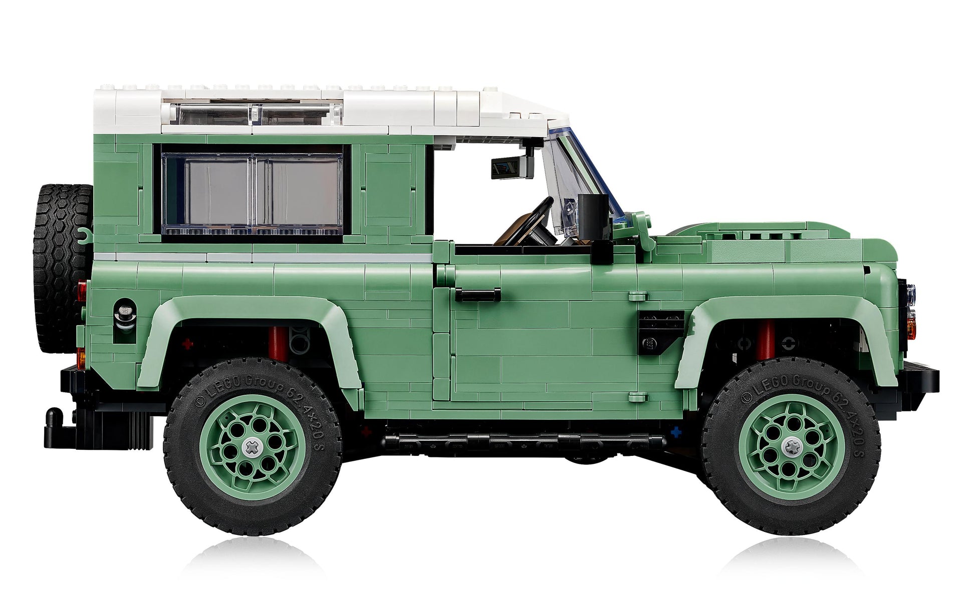 LEGO Icons Klassischer Land Rover Defender 90 3D-Puzzle – 2'336 Teile – 16×16×32 cm – ab 18 Jahren