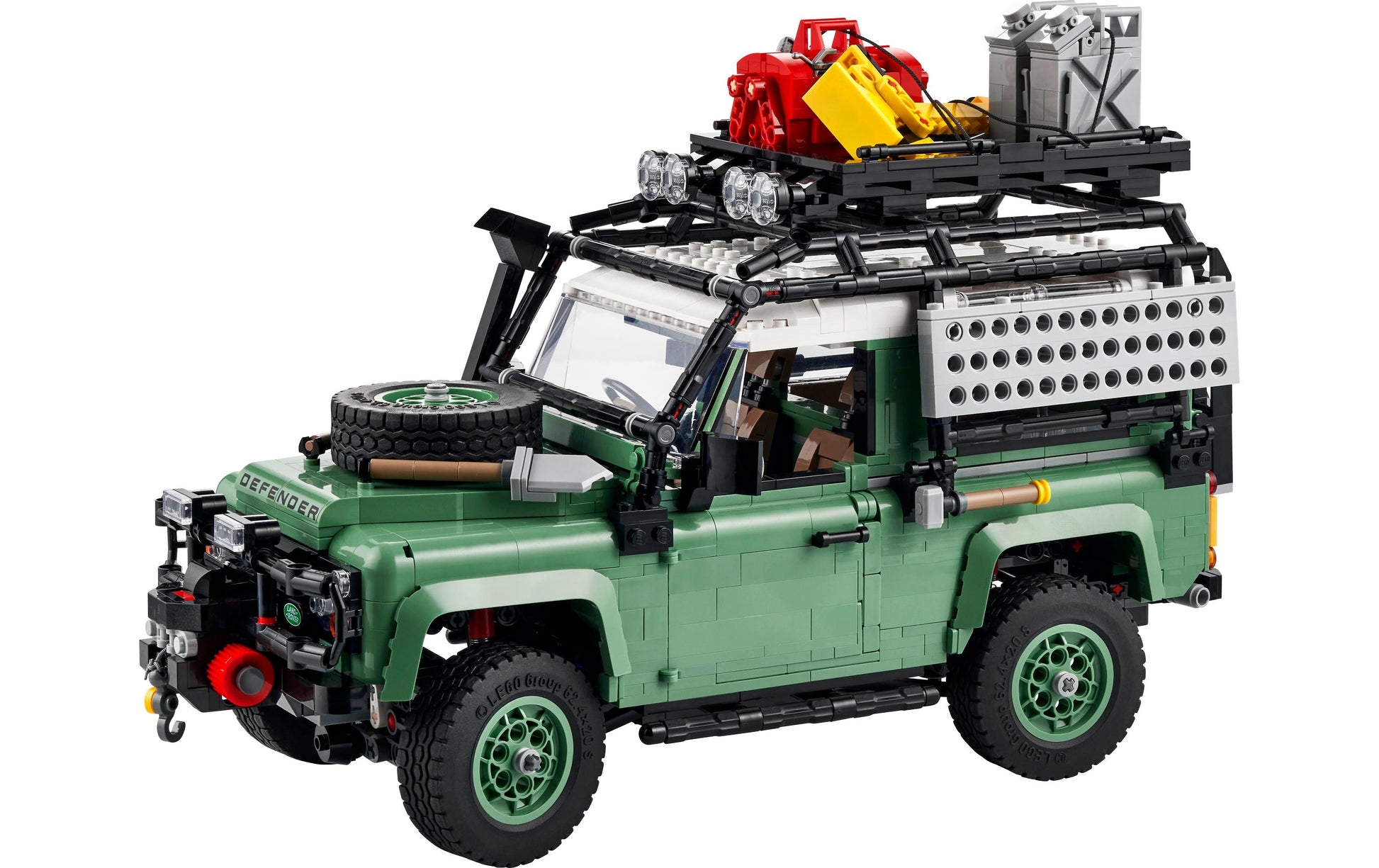 LEGO Icons Klassischer Land Rover Defender 90 3D-Puzzle – 2'336 Teile – 16×16×32 cm – ab 18 Jahren