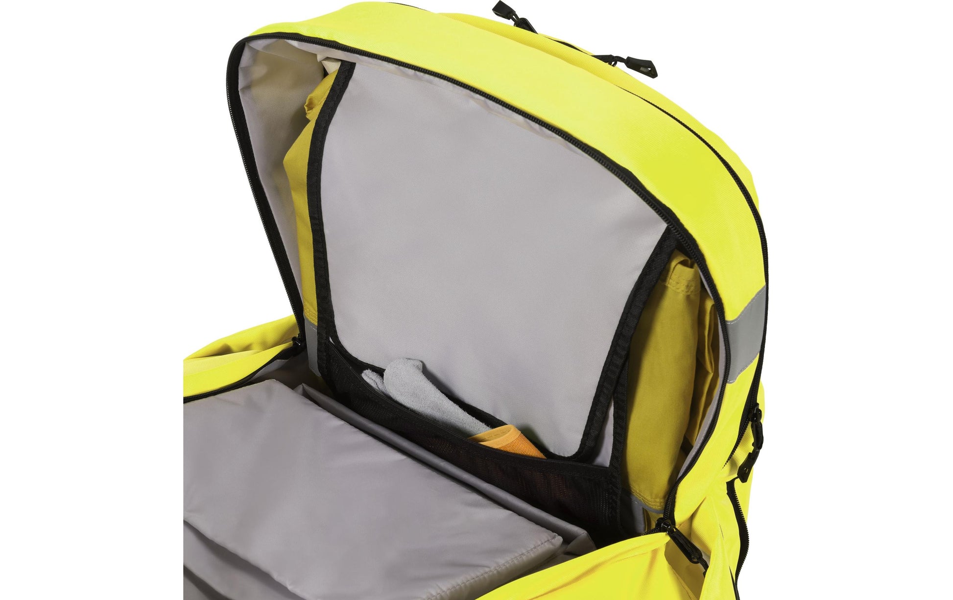 DICOTA Freizeit-Rucksack – 32–38 l, gelb, Hi-Vis