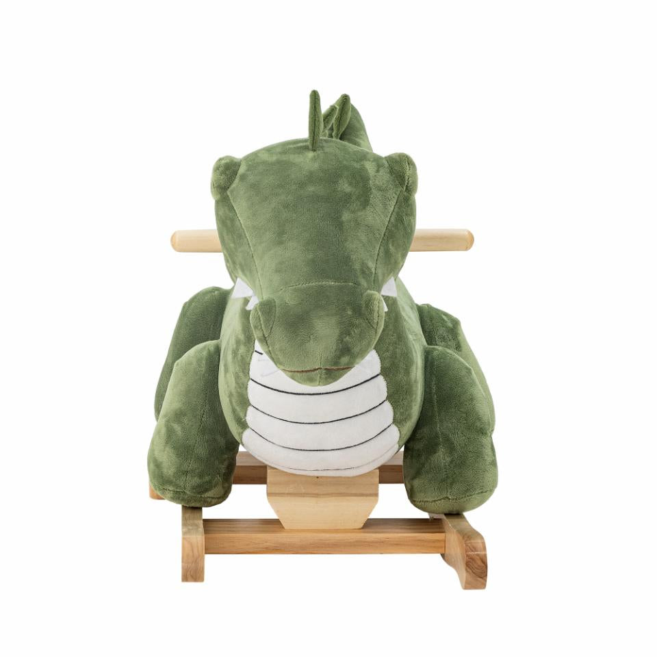 Bloomingville Arnie Aufsitztier Krokodil – 33×50×70 cm – ab 1 Jahr – Holz, Polyester, Eisen – grün