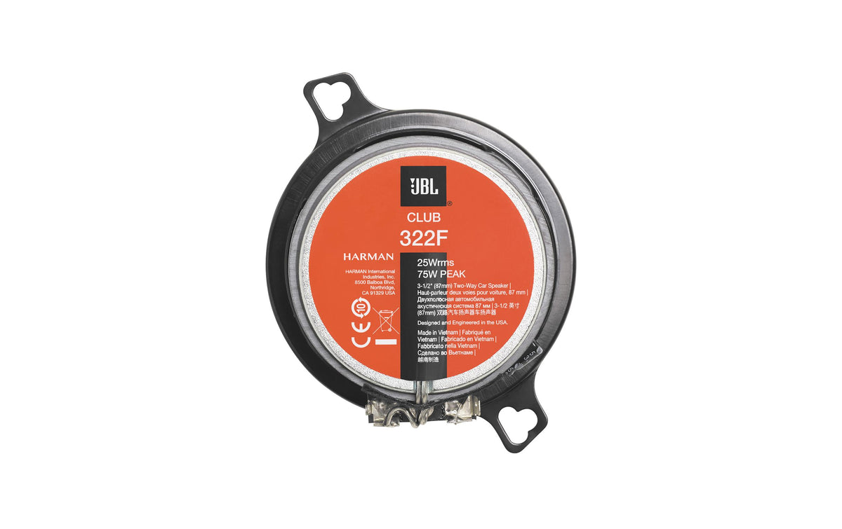 JBL CLUB 322F – Koaxiallautsprecher – 2-Wege, 3,4", Set