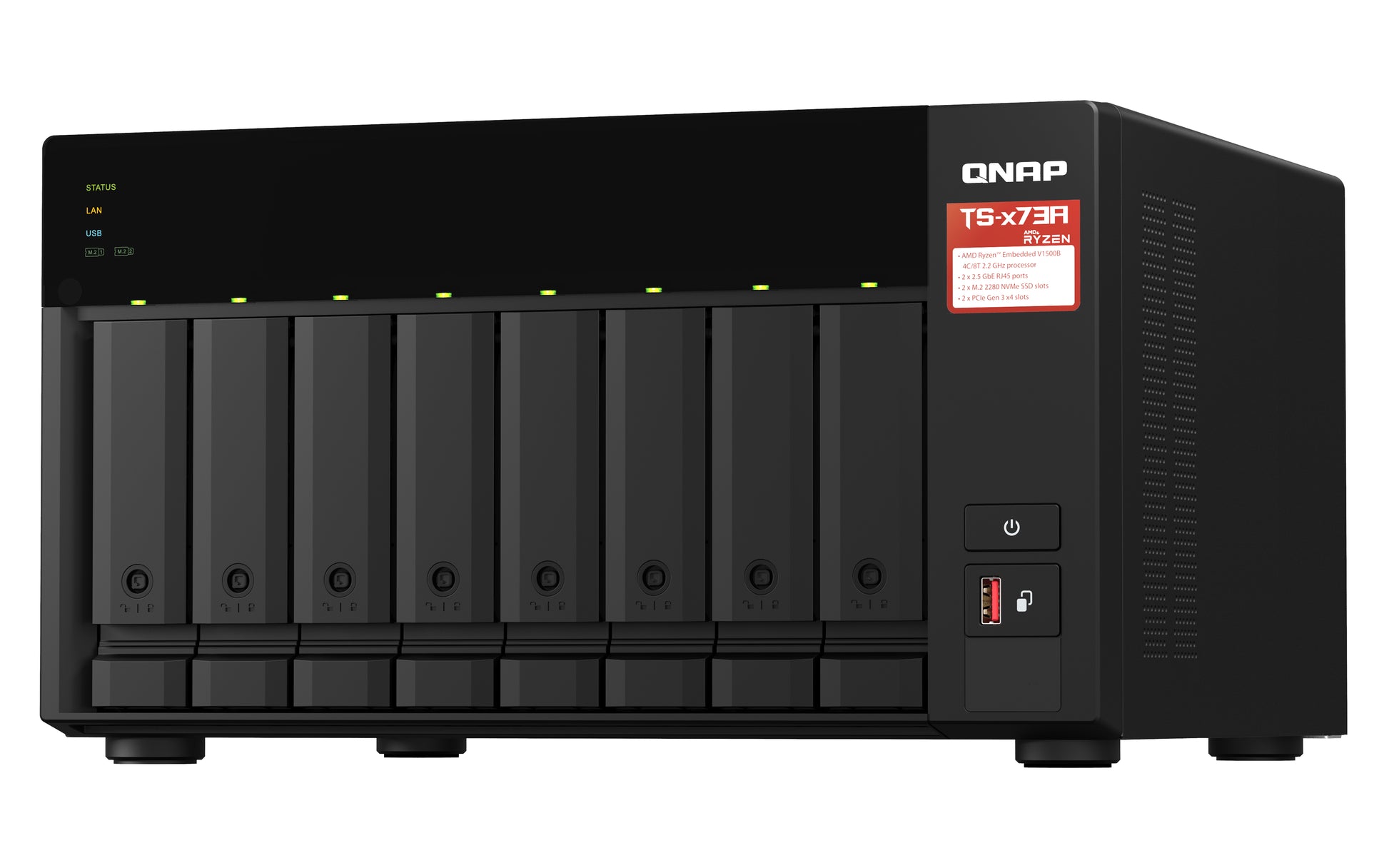 QNAP TS-873A-8G Speichergerät – 8 Bay