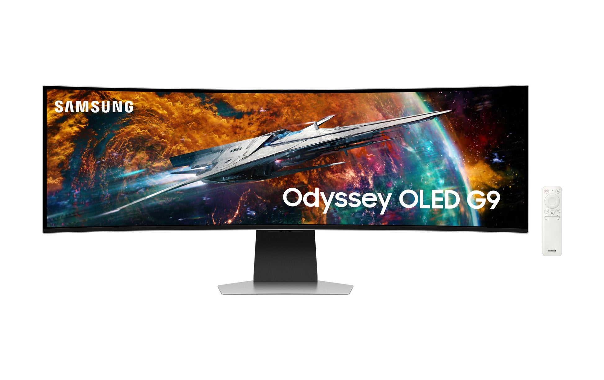 Samsung Odyssey G95SC – 49" Curved, 5120 × 1440 (DQHD), OLED, 240 Hz, DisplayHDR 400