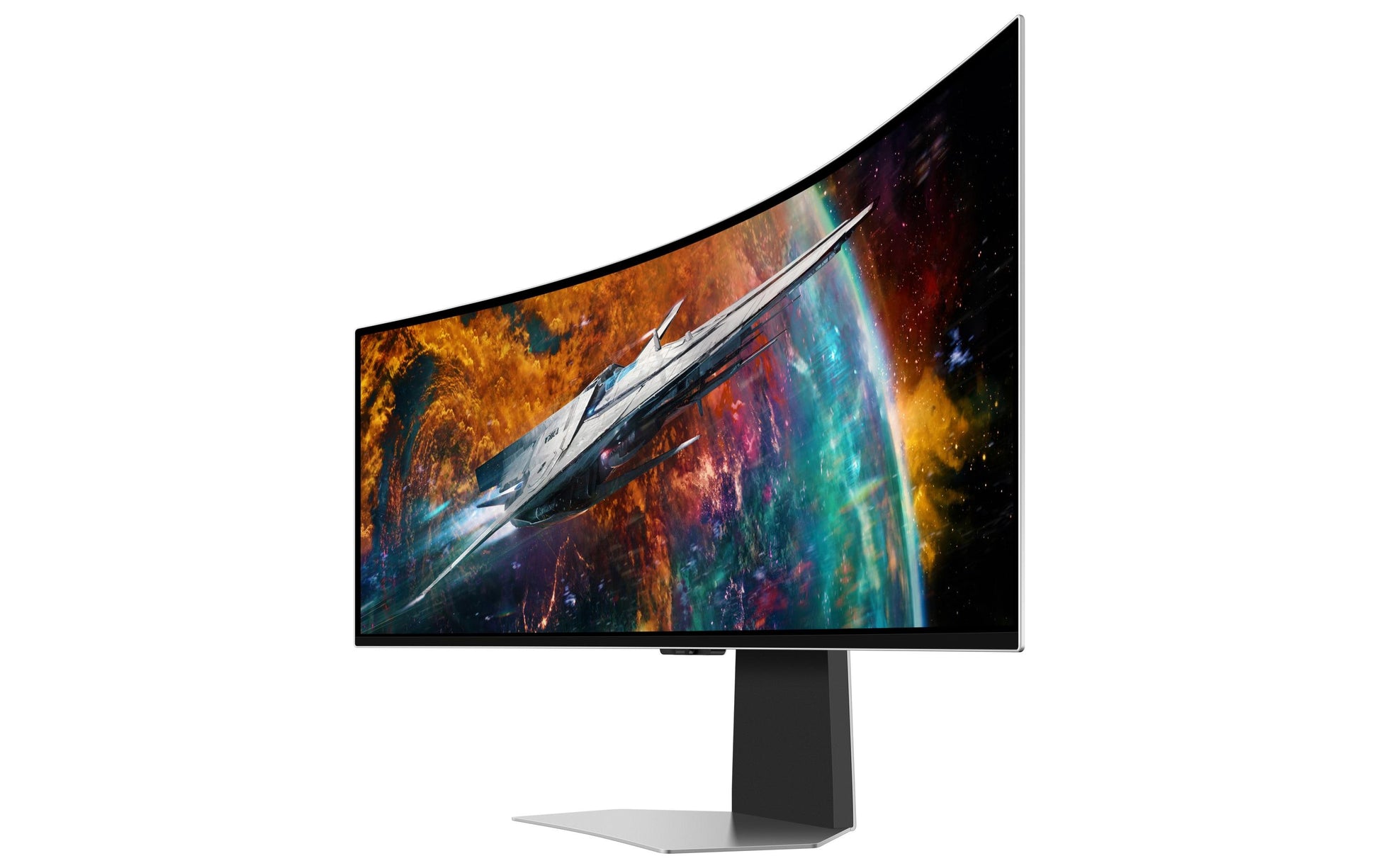 Samsung Odyssey G95SC – 49" Curved, 5120 × 1440 (DQHD), OLED, 240 Hz, DisplayHDR 400