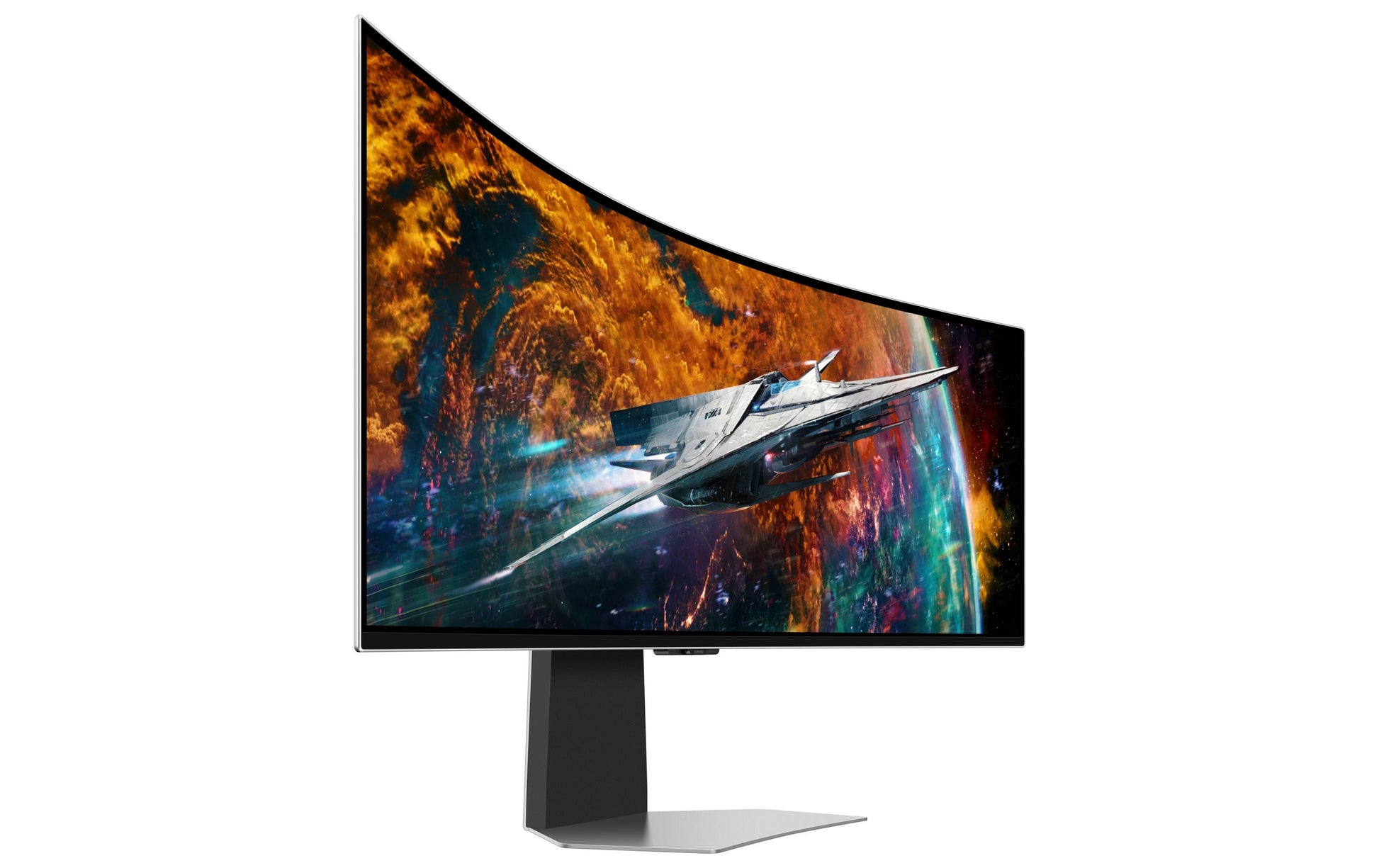 Samsung Odyssey G95SC – 49" Curved, 5120 × 1440 (DQHD), OLED, 240 Hz, DisplayHDR 400