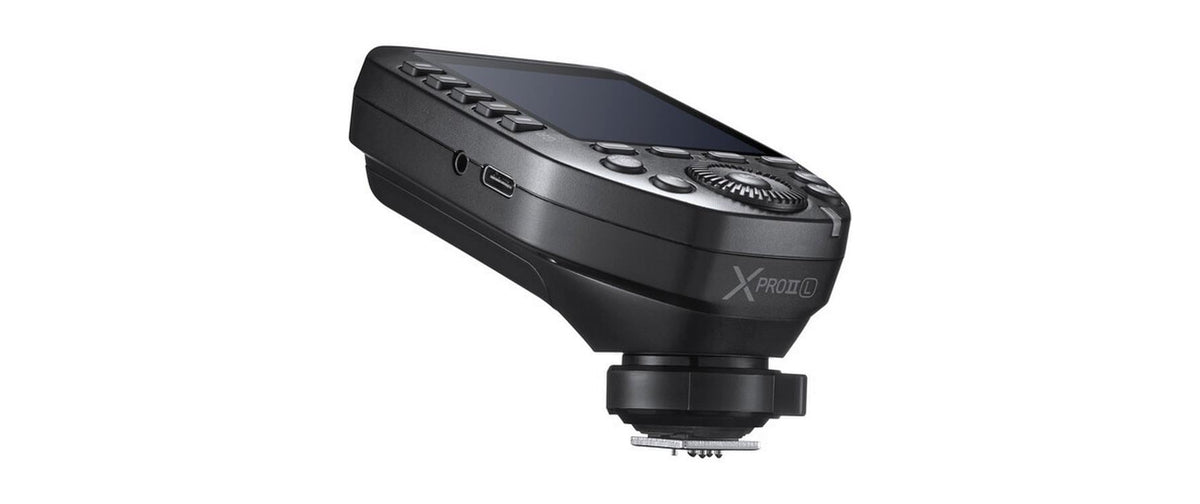 Godox XPro II L TTL-Sender – Funk/Bluetooth, 2× AA, 100 m – für Leica – Schwarz