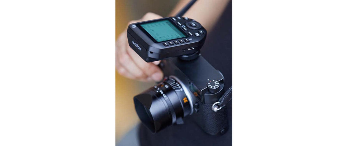 Godox XPro II L TTL-Sender – Funk/Bluetooth, 2× AA, 100 m – für Leica – Schwarz