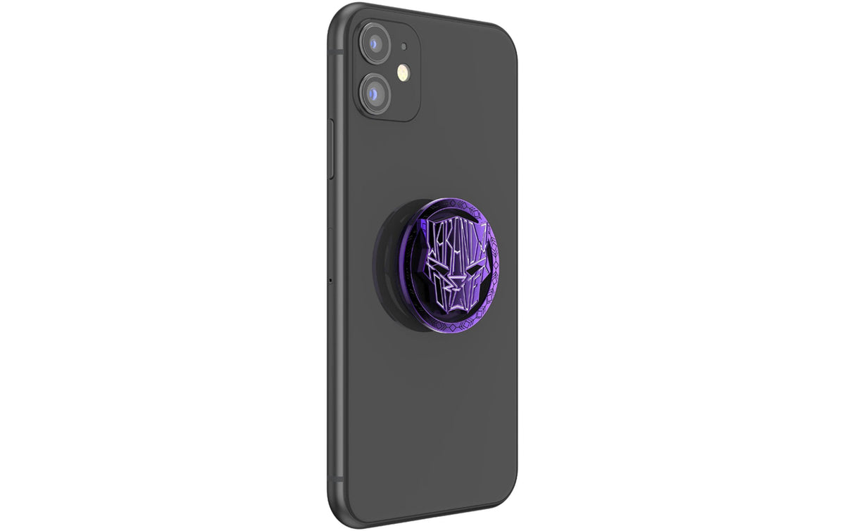 PopSockets Premium – Foto-/Video-Griff – drehbar, klebend (glatte Oberflächen) – für Smartphones – Violett