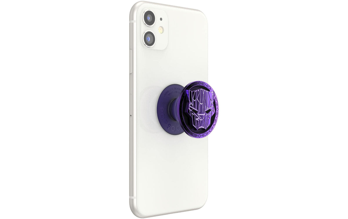 PopSockets Premium – Foto-/Video-Griff – drehbar, klebend (glatte Oberflächen) – für Smartphones – Violett