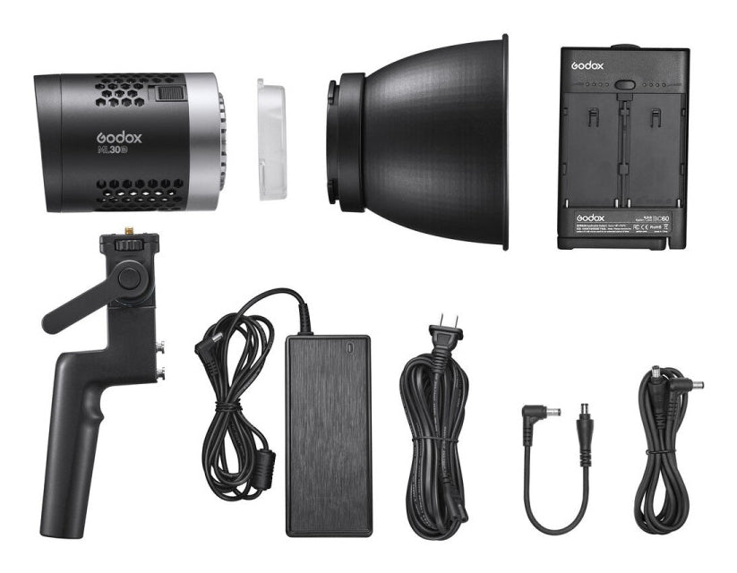 Godox ML30Bi LED-Videoleuchte – 40 W, 2800–6500 K, CRI 96/TLCI 97, dimmbar