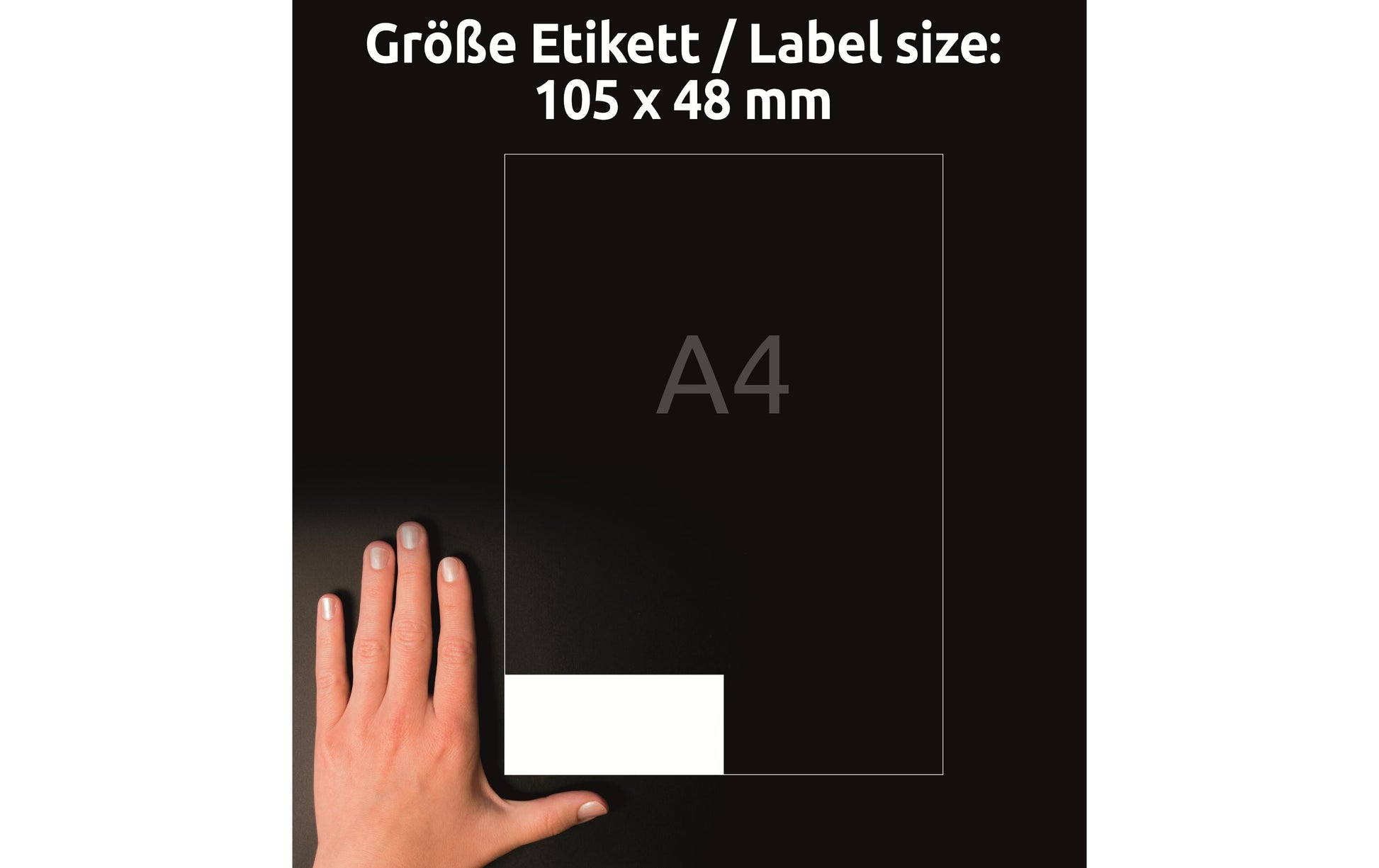 Avery Schuletiketten – 105×48 mm, 1200 Stk, 100 Bogen, Papier, permanent haftend
