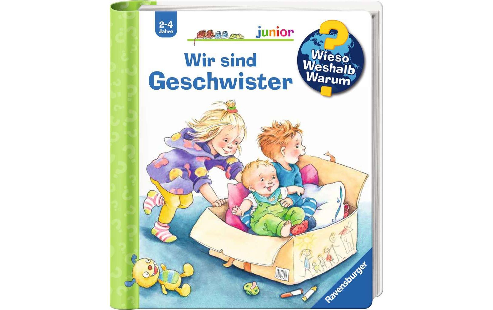 Ravensburger Buch – Wieso? Weshalb? Warum? junior: Wir sind Geschwister (Band 29), 16 Seiten, ab 2 Jahren