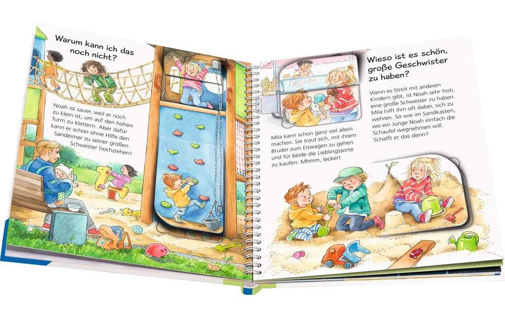 Ravensburger Buch – Wieso? Weshalb? Warum? junior: Wir sind Geschwister (Band 29), 16 Seiten, ab 2 Jahren