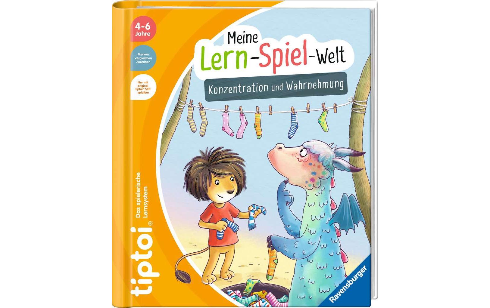 Ravensburger Lernbuch – tiptoi: Meine Lern-Spiel-Welt, 16 Seiten, Deutsch, ab 4 Jahren