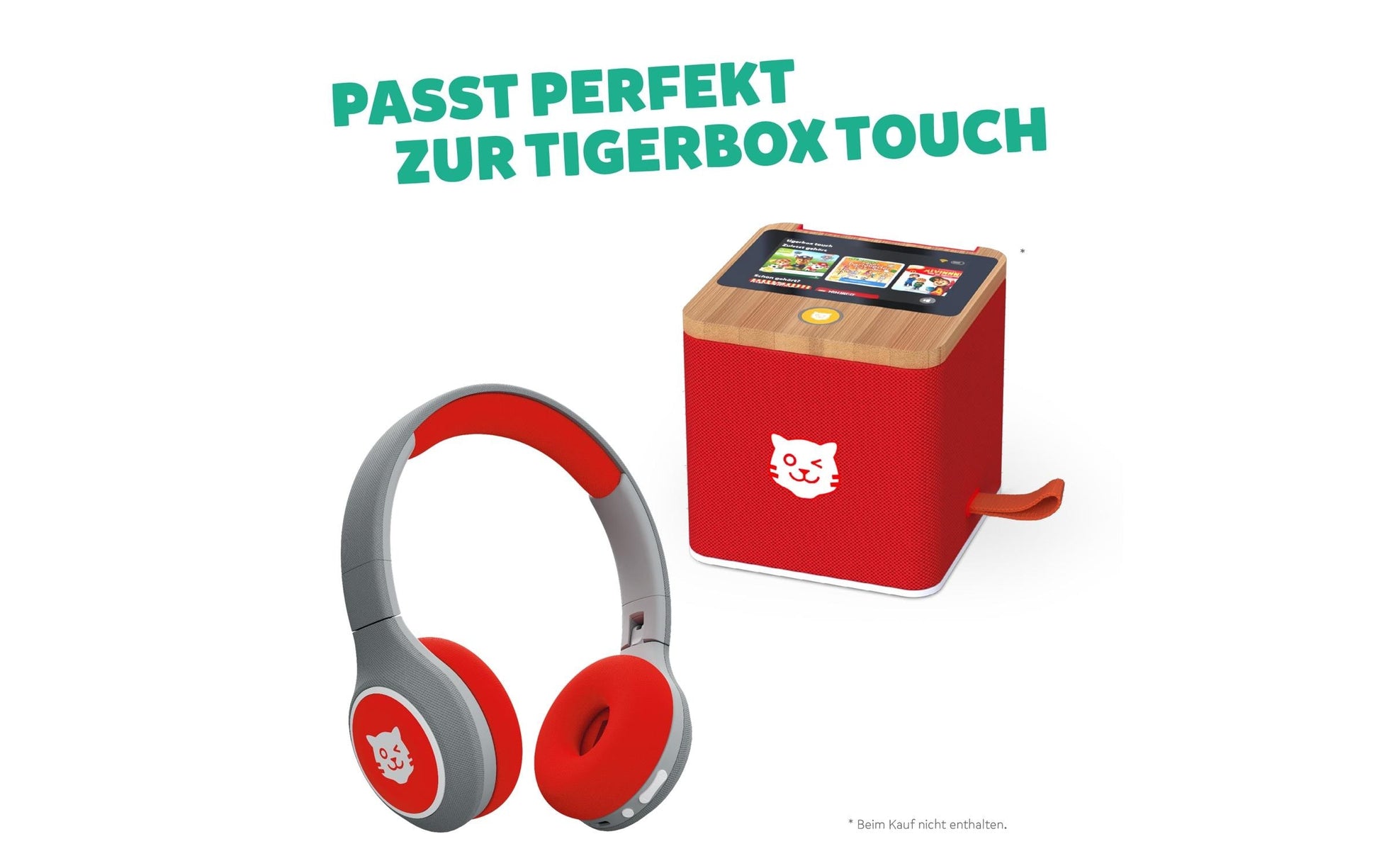 Tigermedia Tigerbuddies Kinderkopfhörer – Rot