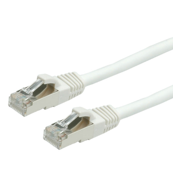 VALUE Cat6 Patchkabel – S/FTP (PiMF), 10 m, weiss, LSOH, RJ-45