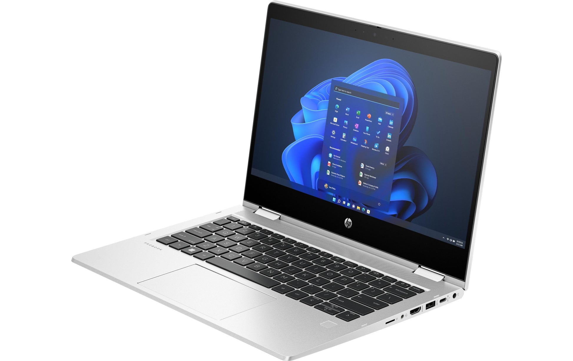 HP Pro x360 435 G10 Convertible – Wi‑Fi, Bluetooth – Akku 42 Wh – 308,5 × 222,9 × 17,9 mm