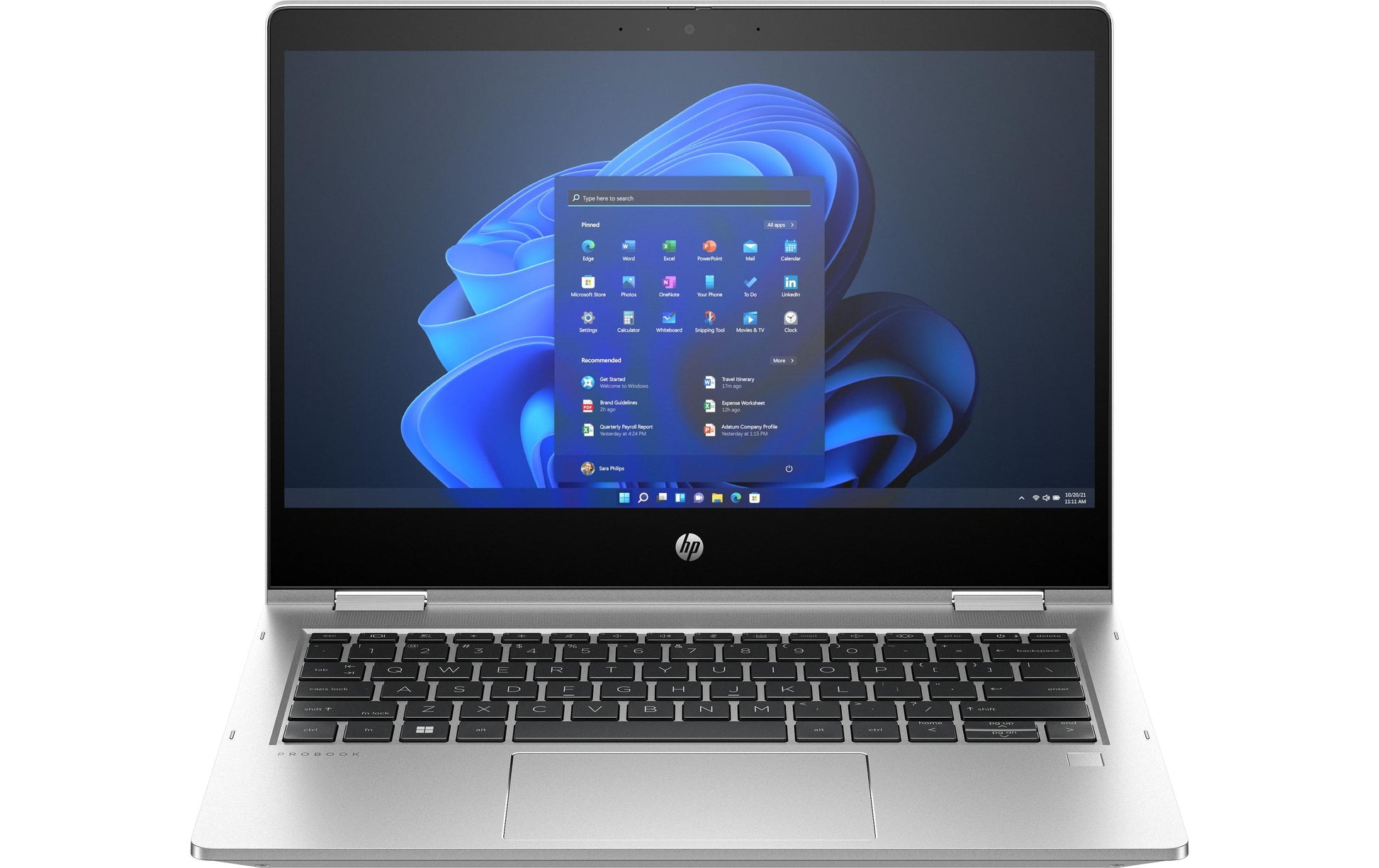 HP Pro x360 435 G10 Convertible – Wi‑Fi, Bluetooth – Akku 42 Wh – 308,5 × 222,9 × 17,9 mm
