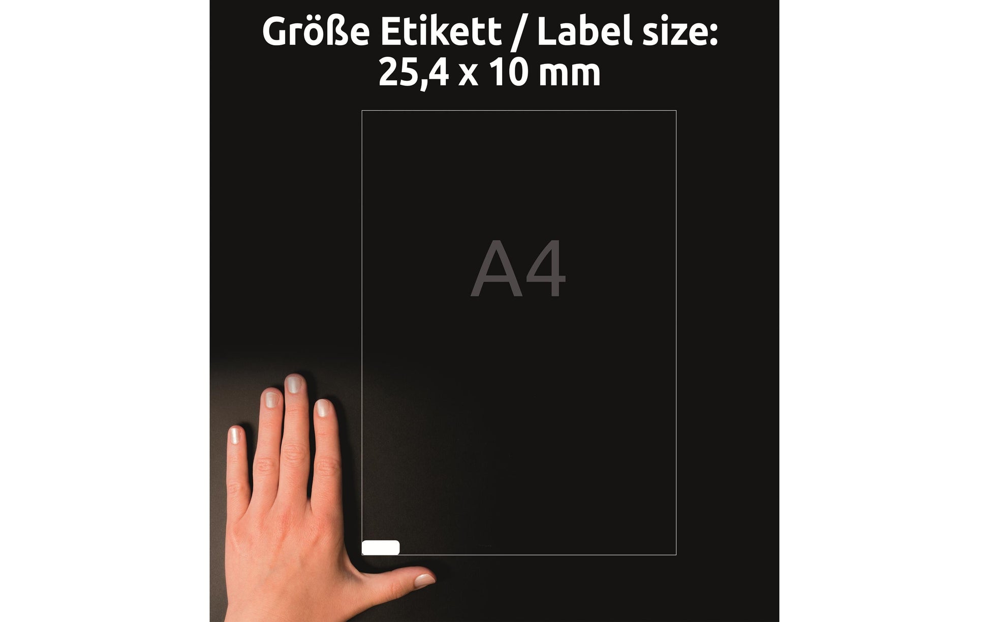 Avery Drucketiketten, 25 mm × 10 mm, weiss, Papier, wiederablösbar, 30 Blatt (5670 Etiketten)