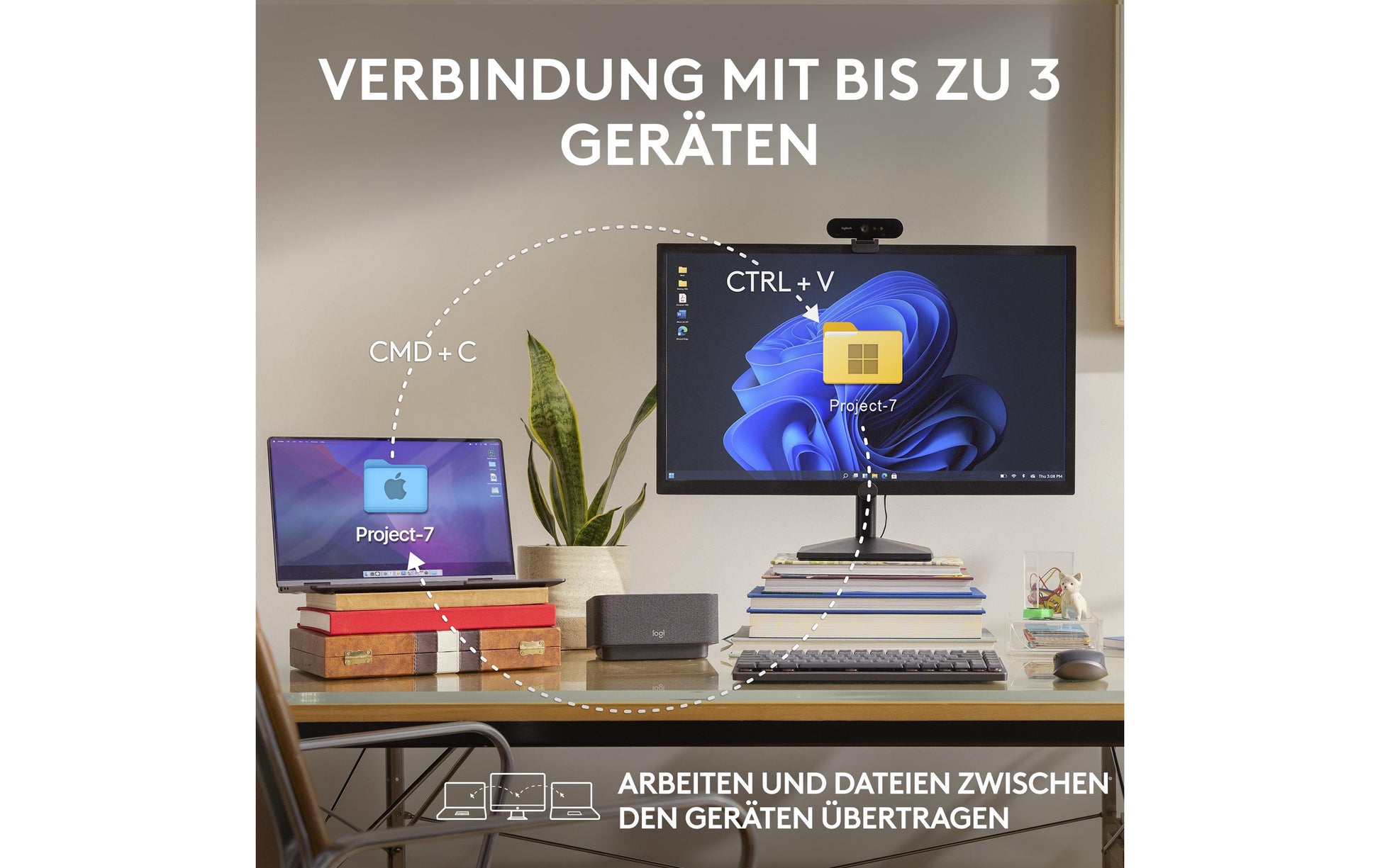Logitech MX Anywhere 3S Mobile Maus – Graphit