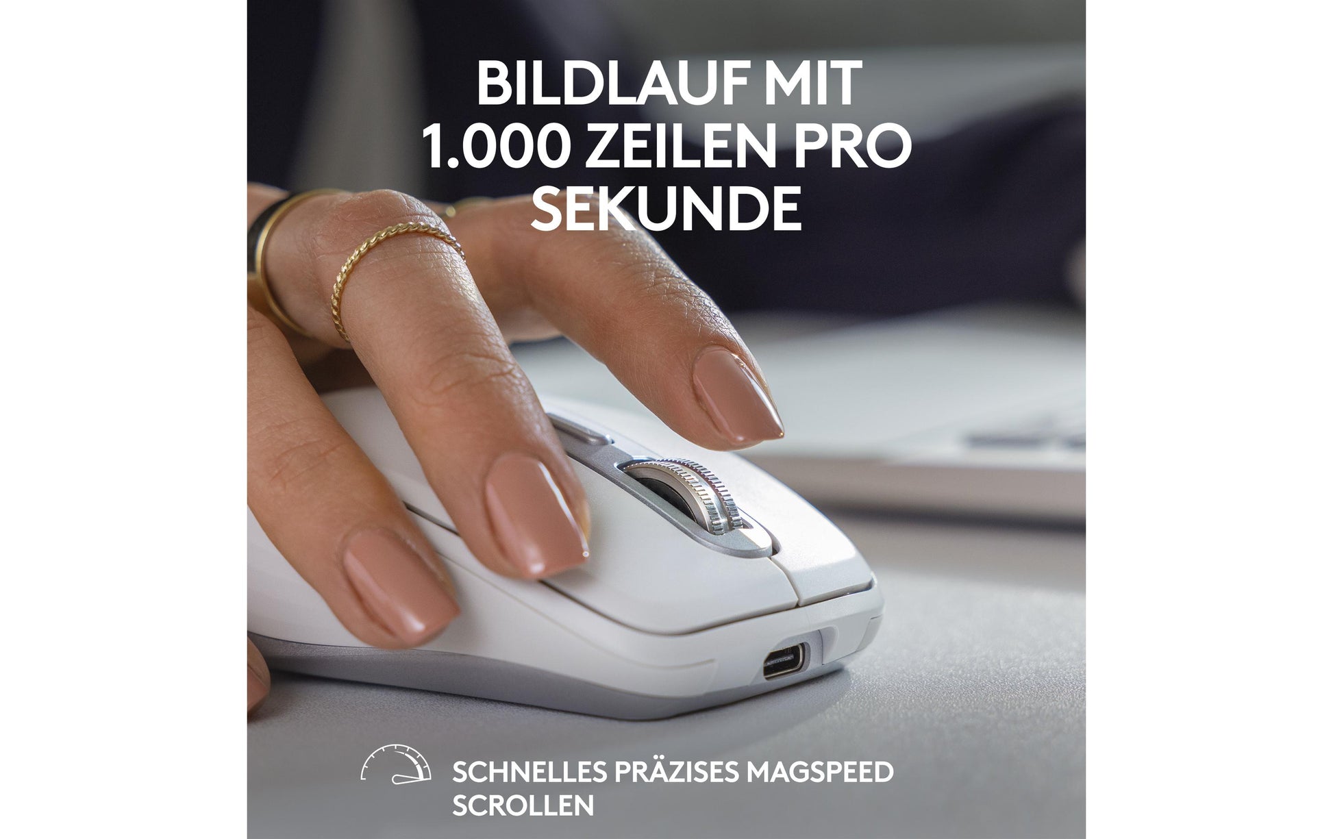 Logitech MX Anywhere 3S Pale Grey – Mobile Maus