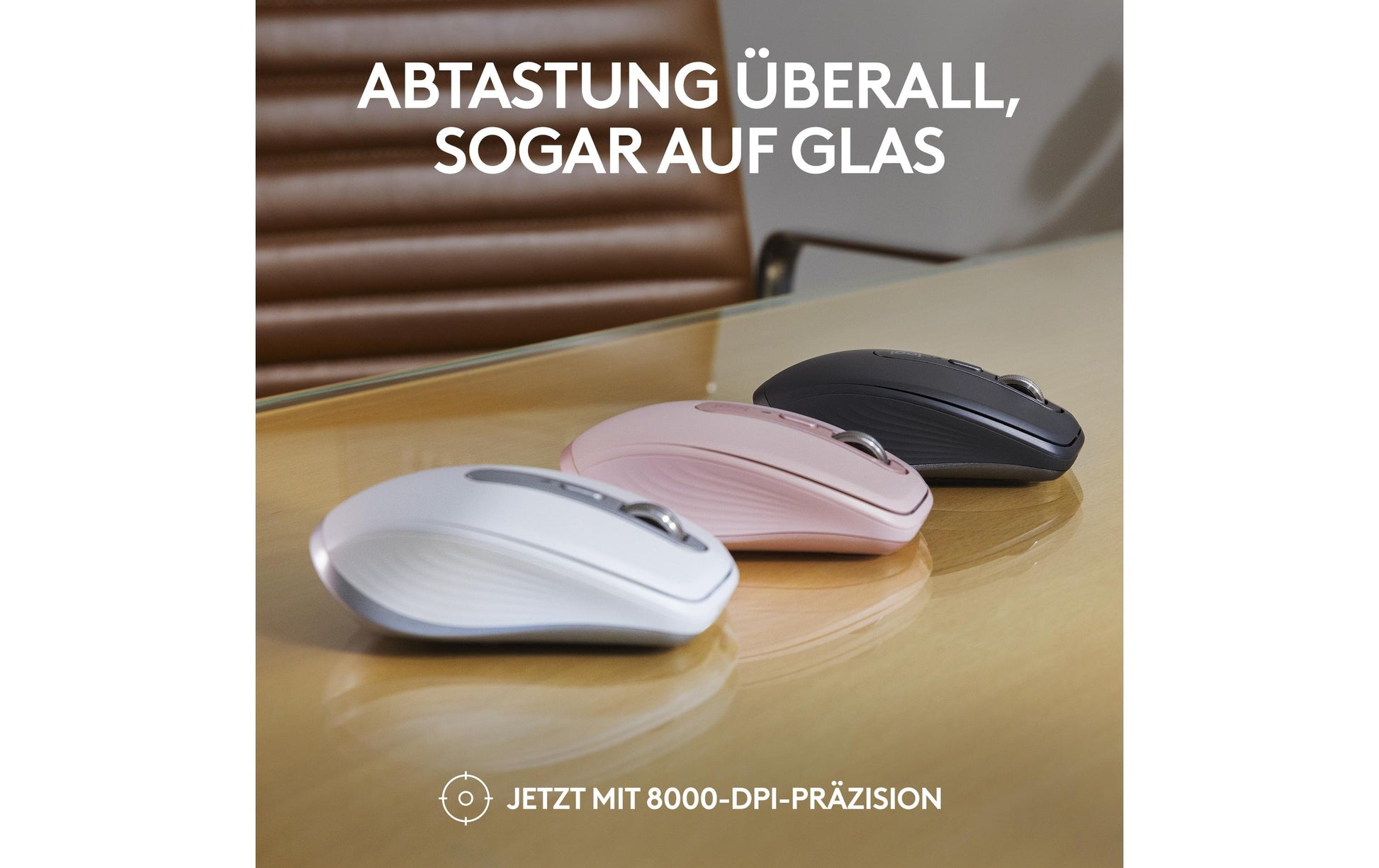 Logitech MX Anywhere 3S Rose – Mobile Maus