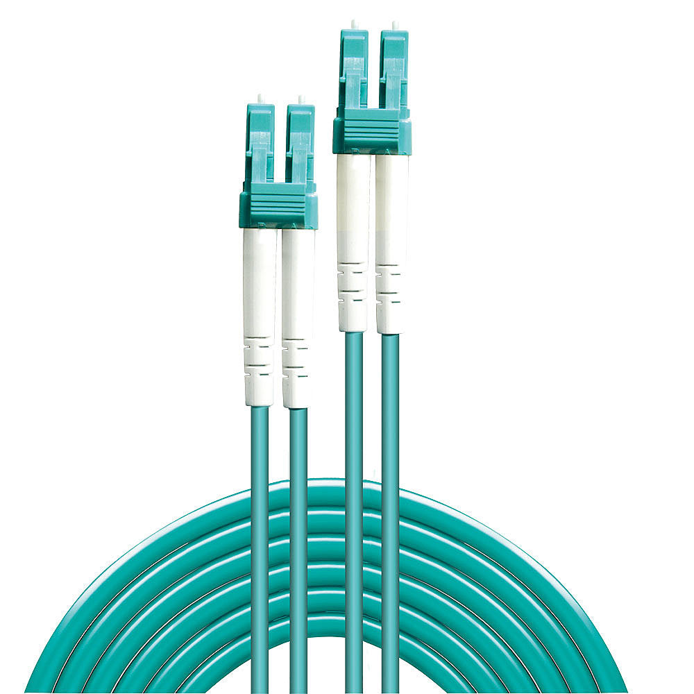 Lindy LWL-Patchkabel – LC–LC, Multi-Mode (OM3), 5 m
