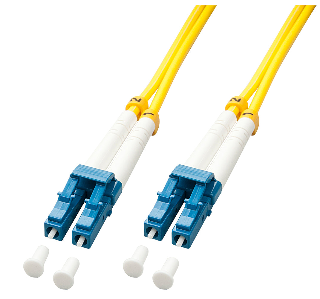 Lindy LWL-Patchkabel – LC-LC, Single-Mode (OS2), 1 m