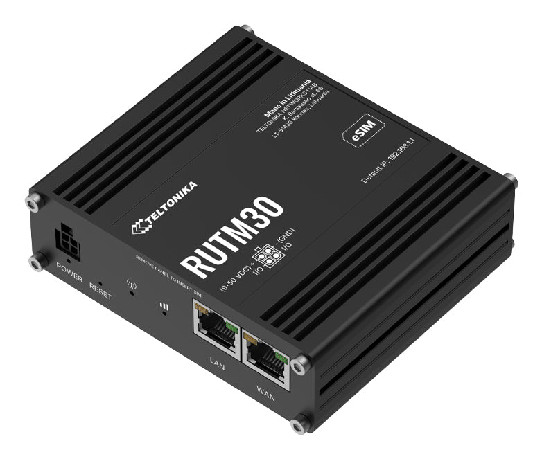 Teltonika RUTM30 – WLAN-Router – Wi‑Fi 5 Dual‑Band (2,4/5 GHz), 900 Mbit/s