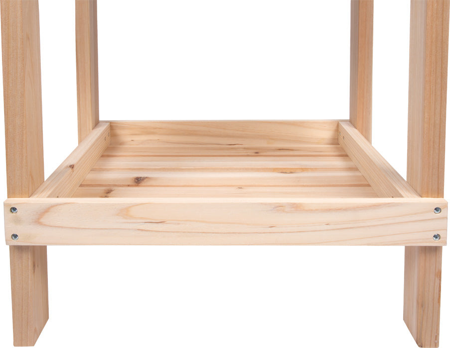 Small foot 12789 Spielküche – Matschküche und Spieltisch – 52 × 79 × 35 cm – ab 3 J. – Holz, Kunststoff