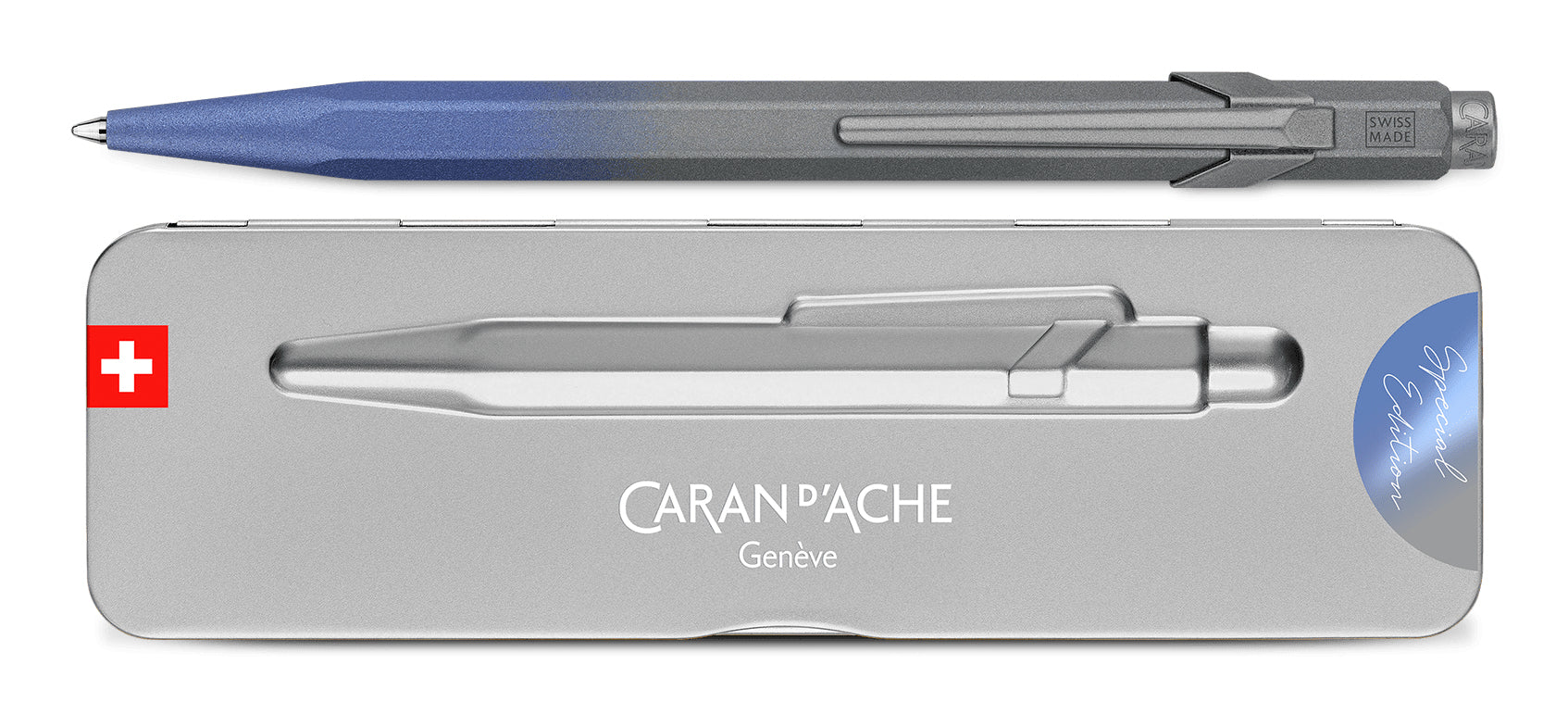 Caran d'Ache 849 5. Edition Special Edition – Hexagonales Gehäuse, Metallclip