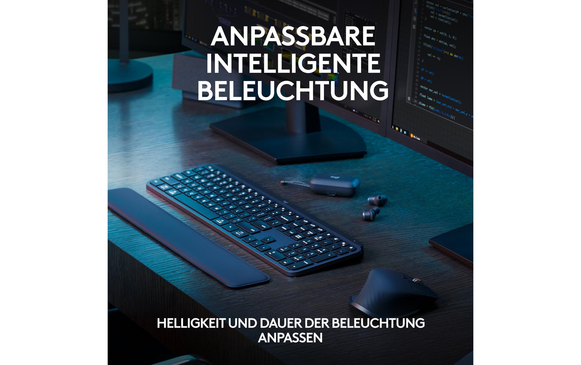 Logitech MX Keys S – Tastatur, kabellos (Bluetooth), CH-Layout (DE-CH)