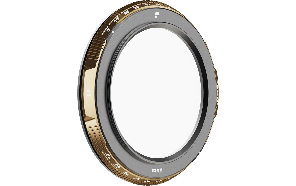 PolarPro Stage 2 CP Polarisationsfilter – 82 mm – für Objektive mit 82 mm Filtergewinde – Bronze/Grau