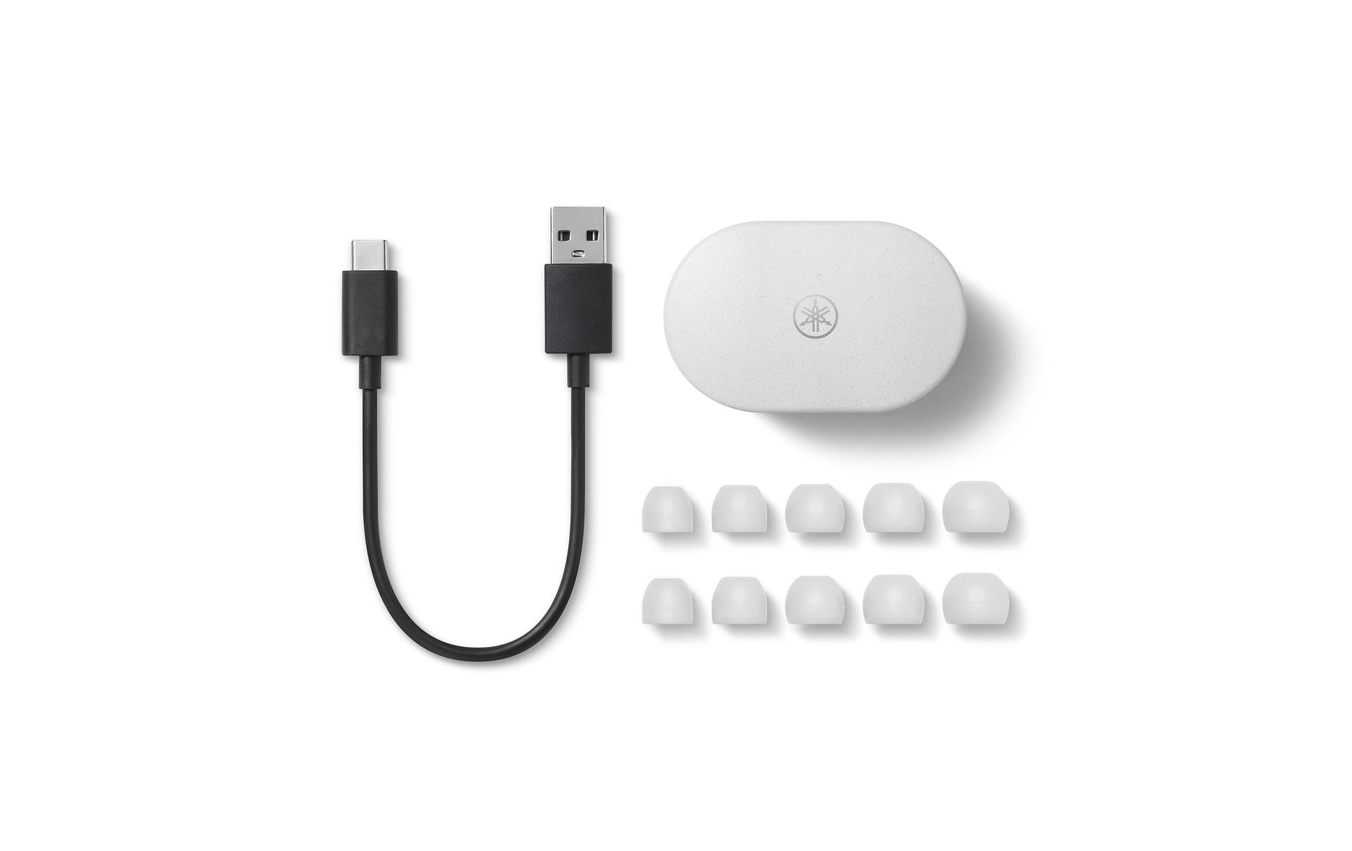 Yamaha TW-E7B – True Wireless In-Ear Kopfhörer – Bluetooth 5.2, ANC, IPX5 – Weiss – bis 22 h