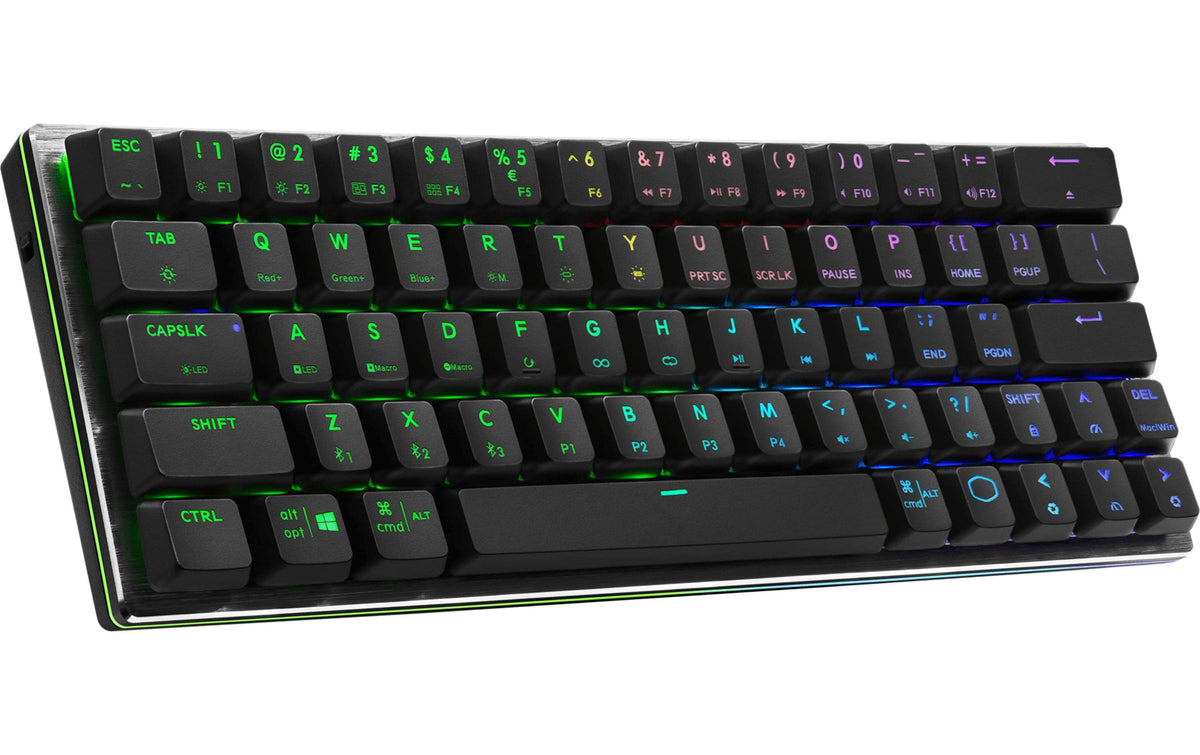 Cooler Master SK622 – Tastatur – Mechanisch (TTC Red) – Bluetooth & Verkabelt (USB-A) – QWERTZ (CH) – RGB