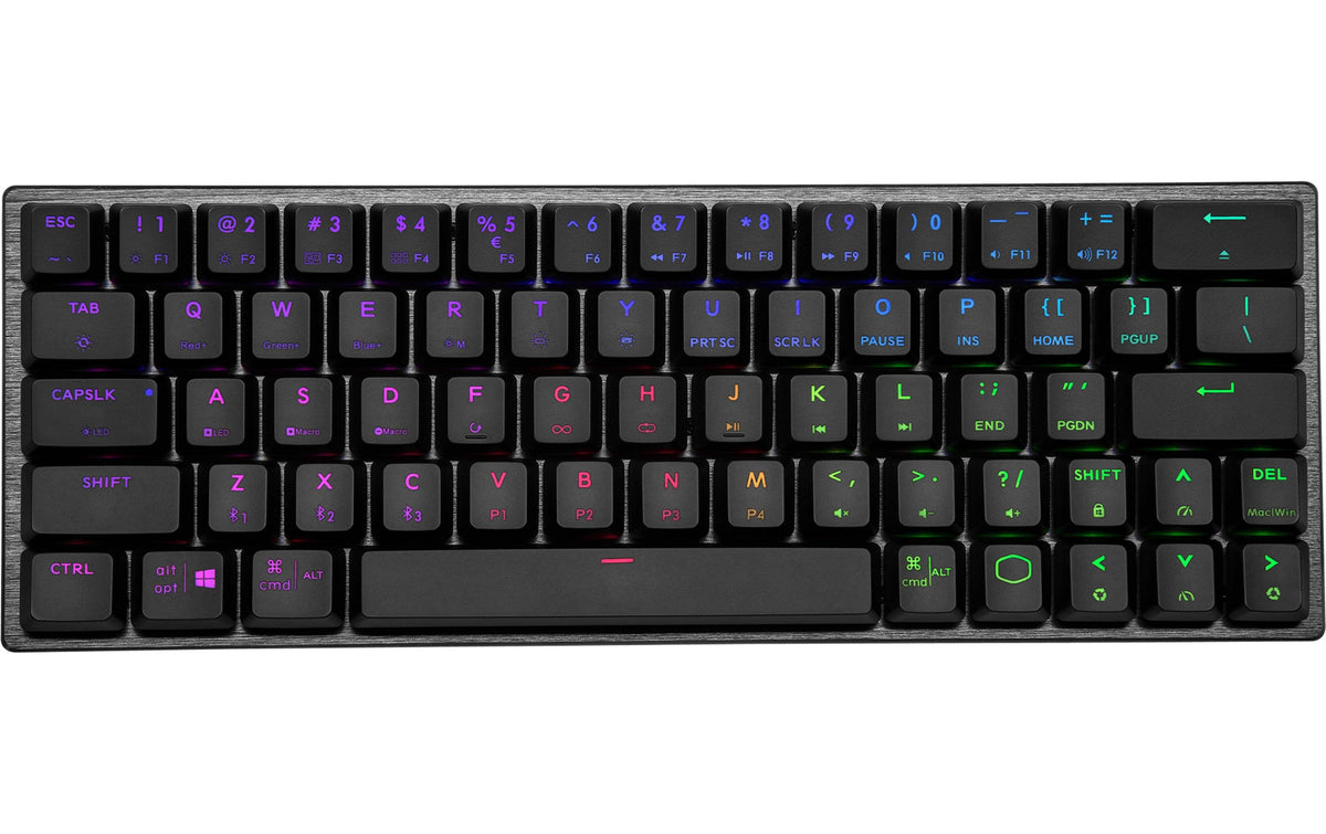Cooler Master SK622 – Tastatur – Mechanisch (TTC Red) – Bluetooth & Verkabelt (USB-A) – QWERTZ (CH) – RGB