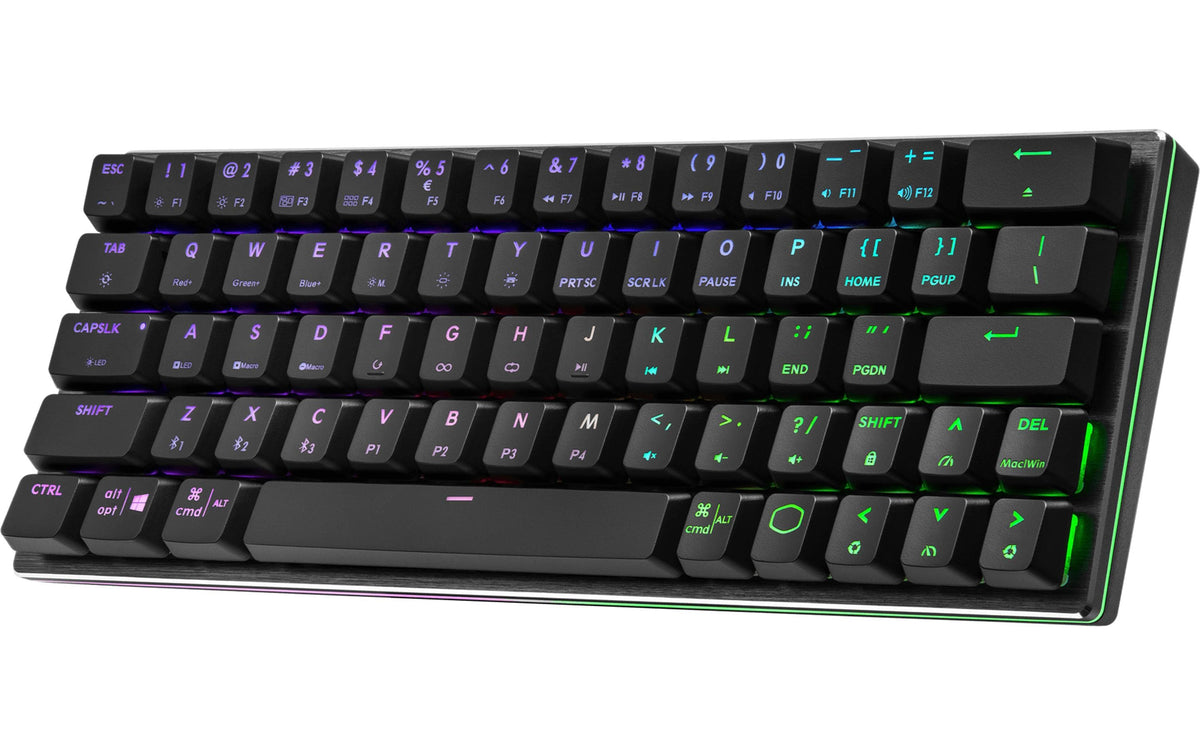 Cooler Master SK622 – Tastatur – Mechanisch (TTC Red) – Bluetooth & Verkabelt (USB-A) – QWERTZ (CH) – RGB