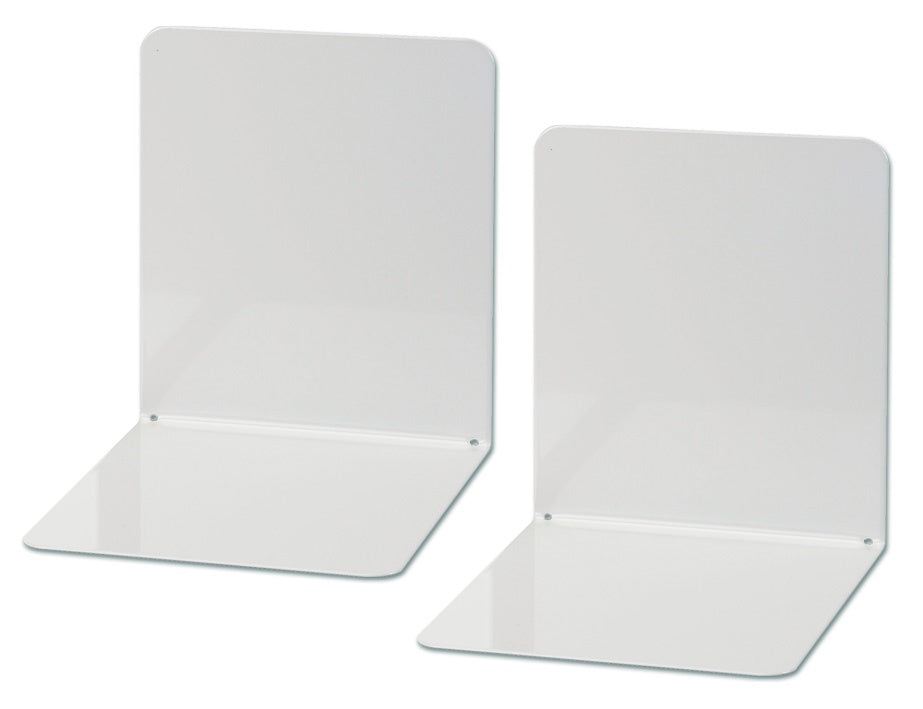 MAUL Buchstützen – grau – 120 × 140 mm – Stahl, 2 Stück