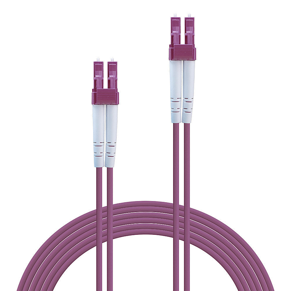 Lindy LWL-Patchkabel – LC–LC, Multimode (OM4), 20 m